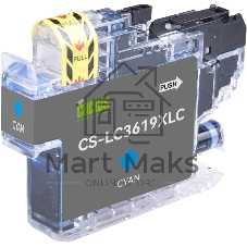 Картридж струйный Cactus CS-LC3619XLC голубой (18.4 мл) для Brother MFC-J2330DW/J2730DW/J3530DW/J3930DW