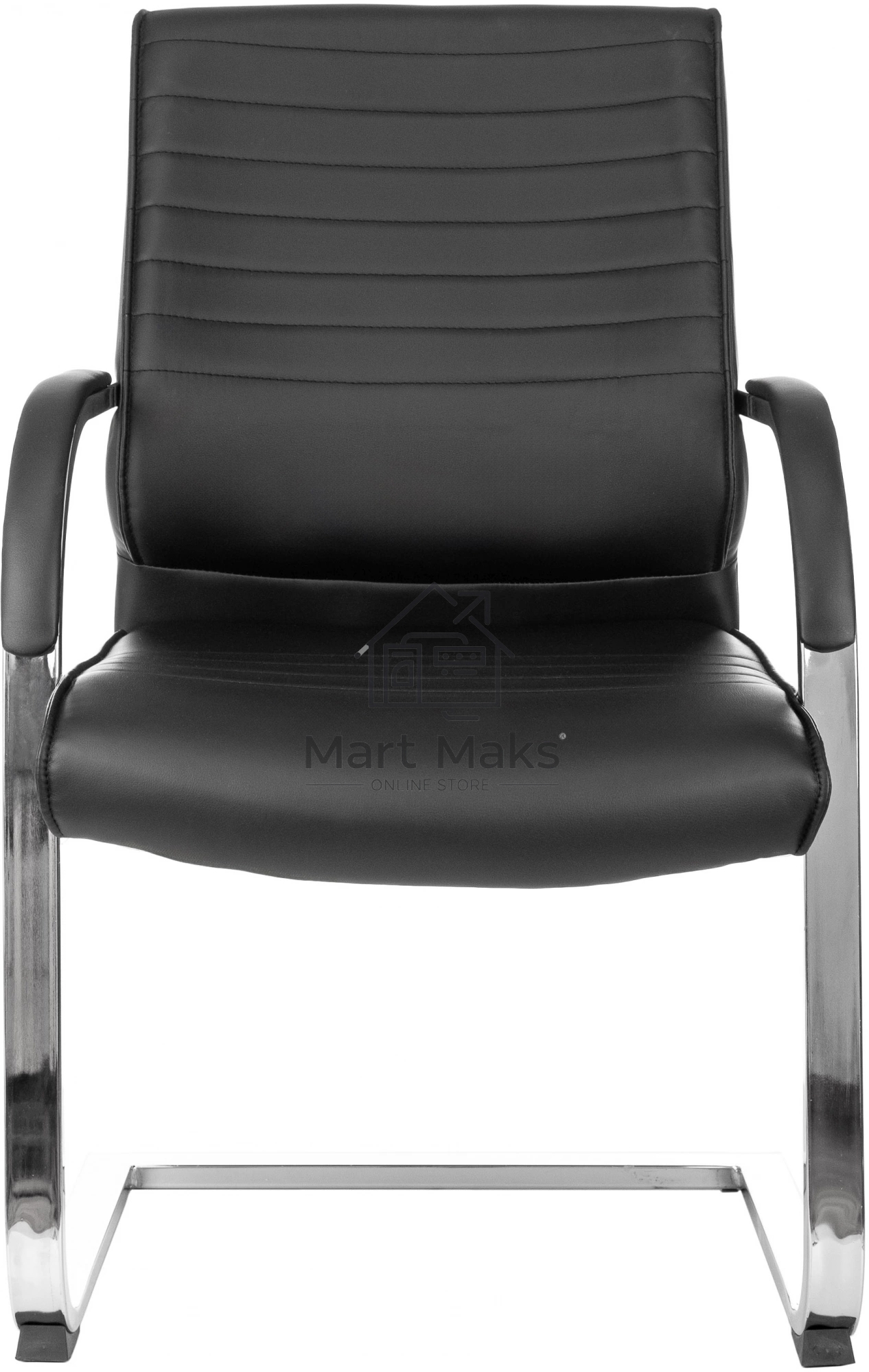 Кресло компьютерное Бюрократ T-8010-LOW-V/BLACK черный, искусственная кожа