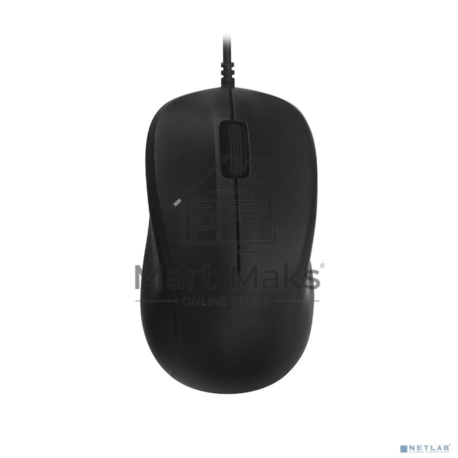 Мышь проводная CBR CM 131c черный, 1200 dpi, USB, кнопки - 3