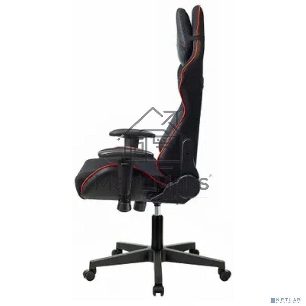 Кресло игровое A4Tech Bloody GC-400, черный/красный, крестовина пластик