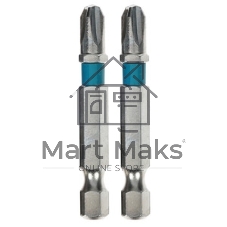 Бита Gross PH2х50мм, сталь S2, шестигр., 2 шт.