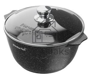 Кастрюля Мечта 43802И Гранит черный Induction Pro 3 л
