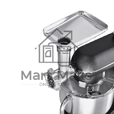 Кухонная машина Korting KKM 0107 MB N, мощность 1500 Вт, 5 насадок, объем чаши 6.5 л, сенсорный дисплей/механическое управление, планетарное вращение, 11 скоростей, турборежим, импульсный режим, таймер, насадка для смешивания/крюк для теста/веничк/мясорубка, черный