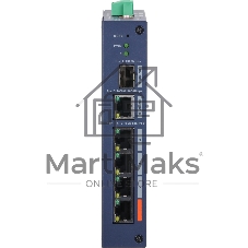 Коммутатор Dahua DH-CHS4106-4ET-60, 1×1 Гбит/с, управляемый