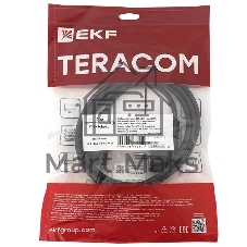 Кабель питания TERACOM для ИБП. ПК и мониторов разъем C13 - Евровилка сечение 3x0.75мм2 250В длина 2.0 метра