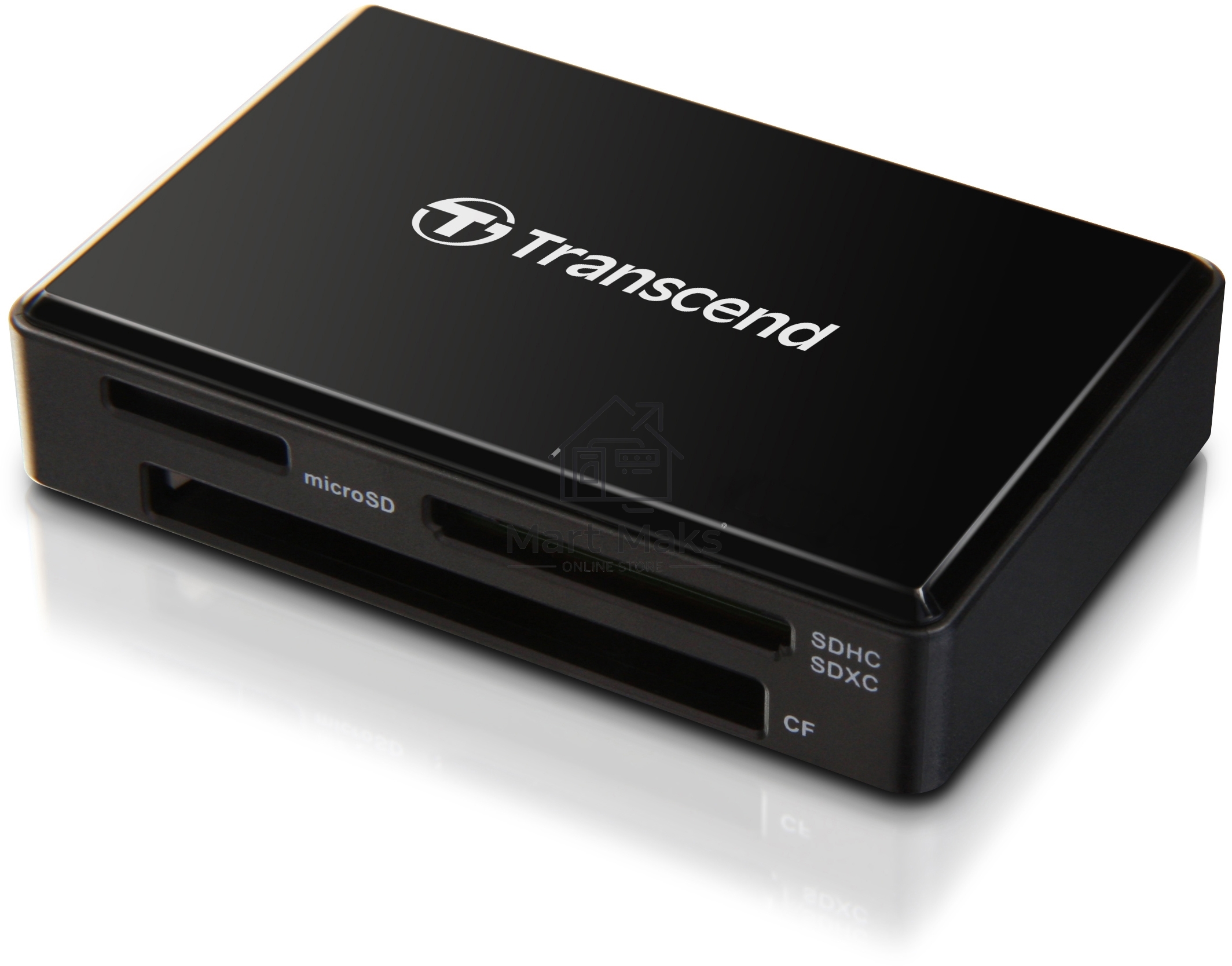Считыватель карты памяти Transcend USB 3.0 Transcend All-in-1 Multi Card Reader, Black