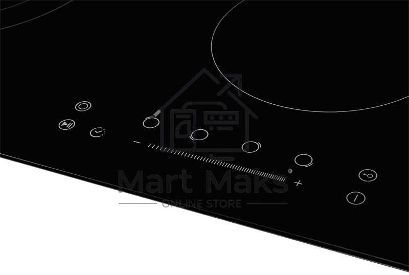 Электрическая варочная поверхность Kuppersberg ECS 623/ширина 60 см, 4 зоны ускоренного нагрева HI-Light, 1 зона с тройным расширением, 1 зона с двойным расширением, сенсорное управление+слайдер, 5 цифровых дисплея, 9 уровней мощности, автоотключение, защ