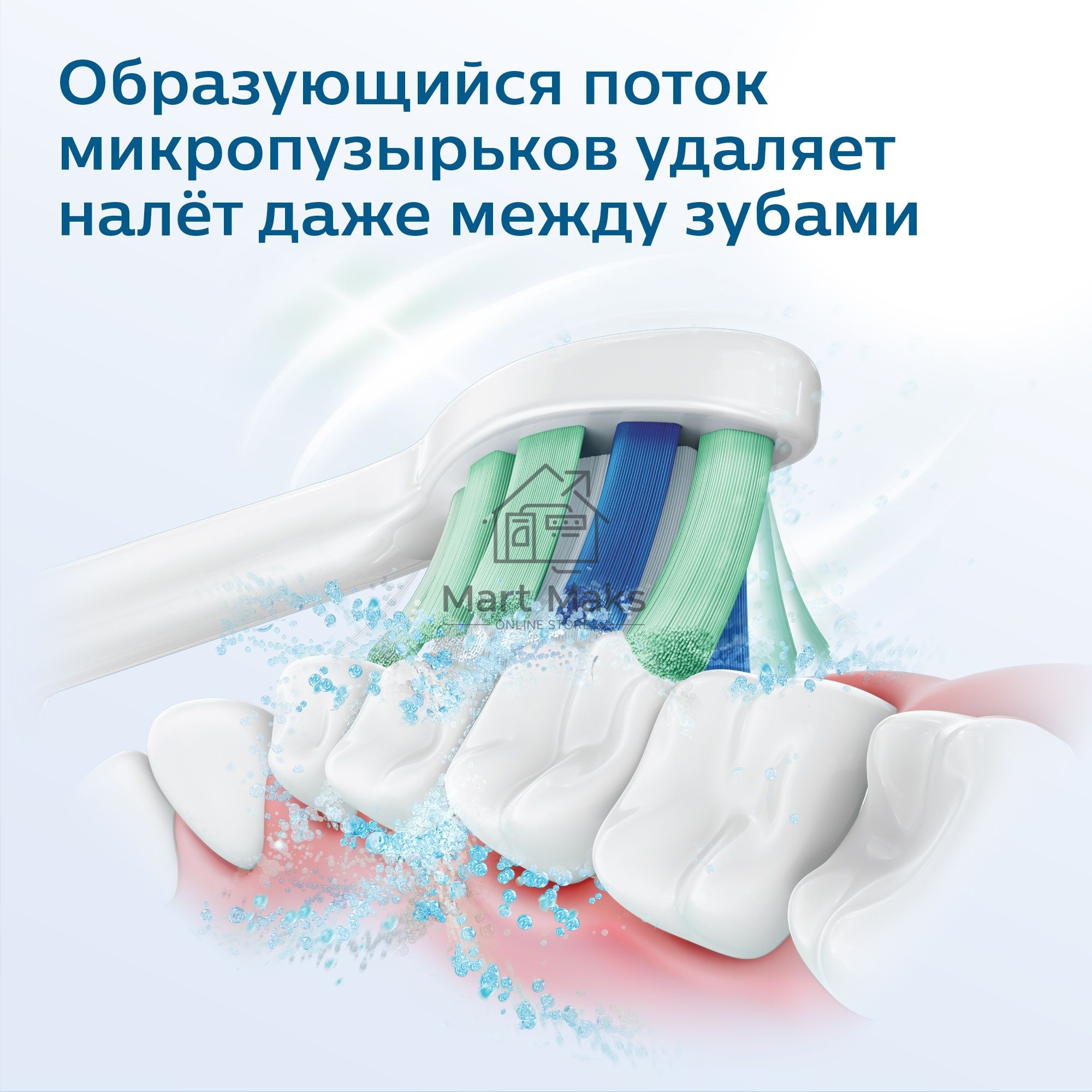Зубная щетка Philips Sonicare 3100 series, 1 стандартная насадка C1 ProResults