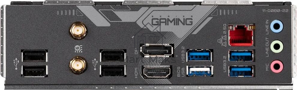 Материнская плата Gigabyte B760M GAMING X AX, LGA 1700, Intel B760, 4xDDR5, 4xSATA, 2xM.2, 1xPCIe 4.0 x16, 1xPCIe 3.0 x16, 1xHDMI, 1xDP, 1x 2.5Gb LAN, 5xUSB-A 2.0, 3xUSB-A 3.2 Gen 1, 3x3.5 мм, 7.1, mATX