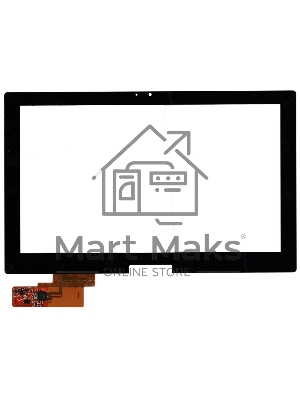 Сенсорное стекло (тачскрин) для Toshiba TCM11G04/TCM11G05 V0.1, черное