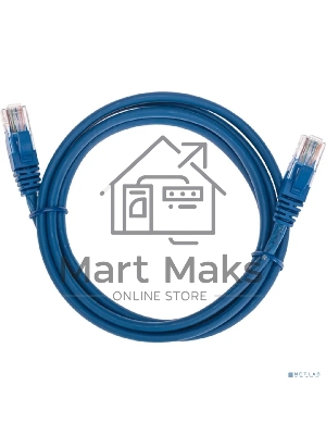 Патч-корд U/UTP Rexant cat.5e, RJ45-RJ45, 26AWG, ZH нг(А)-HF, синий, 1,5 м