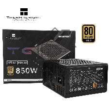 Блок питания Thermalright, 850W 80+ Gold (ATX, 3.0, PCIe 5.0, Non-modular, 1x24(20+4)pin, 1xCPU 8(4+4)pin, 2xPCIe*2 8(6+2)pin, 5xSATA3, 1x12+4pin (12VHPWR PCIe 5.0 12+4pin 600mm), 3xMOLEX4pin, Active, 120x120мм, 150x140x86mm, APFC, black)