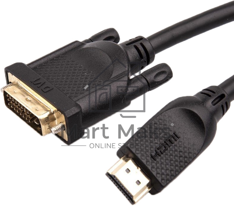 Кабель HDMI AM/DVI(24+1)M, 1.8м, CU, 1080P@60Hz, 2F, VCOM <CG484GD-1.8M>