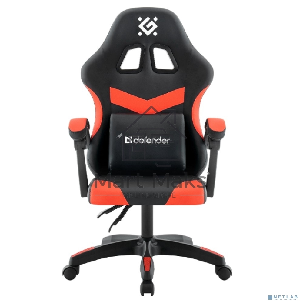 Кресло игровое Defender Runa черный/красн,класс 2,PU