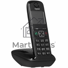 Дополнительная трубка Dect Gigaset AS690HX черный для AS690