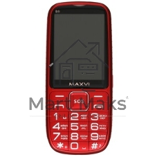 Мобильный телефон Maxvi B9 красный