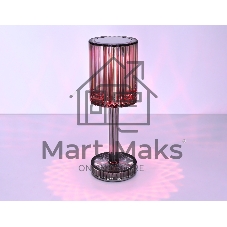 Настольная светодиодная лампа Ambrella light DE8071 GR серый LED RGB 3W (ПДУ RGB)