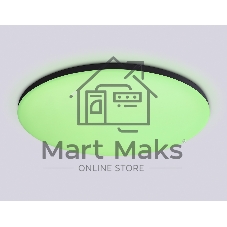 Умный светодиодный светильник FZ2005 BK черный IP54 25W 3000K-6500K+RGB Wi-Fi Алиса/Tuya/Smart Home/Alexa D370*55 (ПДУ ИК)