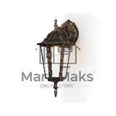 Уличный настенный светильник Ambrella light ST2019 GD/BK/CL золото/черный/прозрачный IP54 E27 max 40W 360*150*210