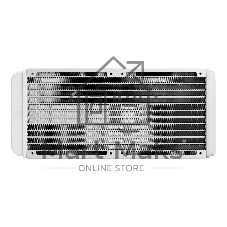 Комплект водяного охлаждения ExeGate BlackWater-240.PRISM.PWM.ARGB.White (3 PIN 5V ADDRESSABLE RGB подсветка, LGA1954/1851/1700/1200/115x/2066/2011/AM5/AM4, TDP 260W, 2x Fan 120mm 4pin PWM 600-1800RPM Hydro bearing, помпа 3pin 2700RPM, макс. шум 37db, с термопастой, на винтах, белый, RET)