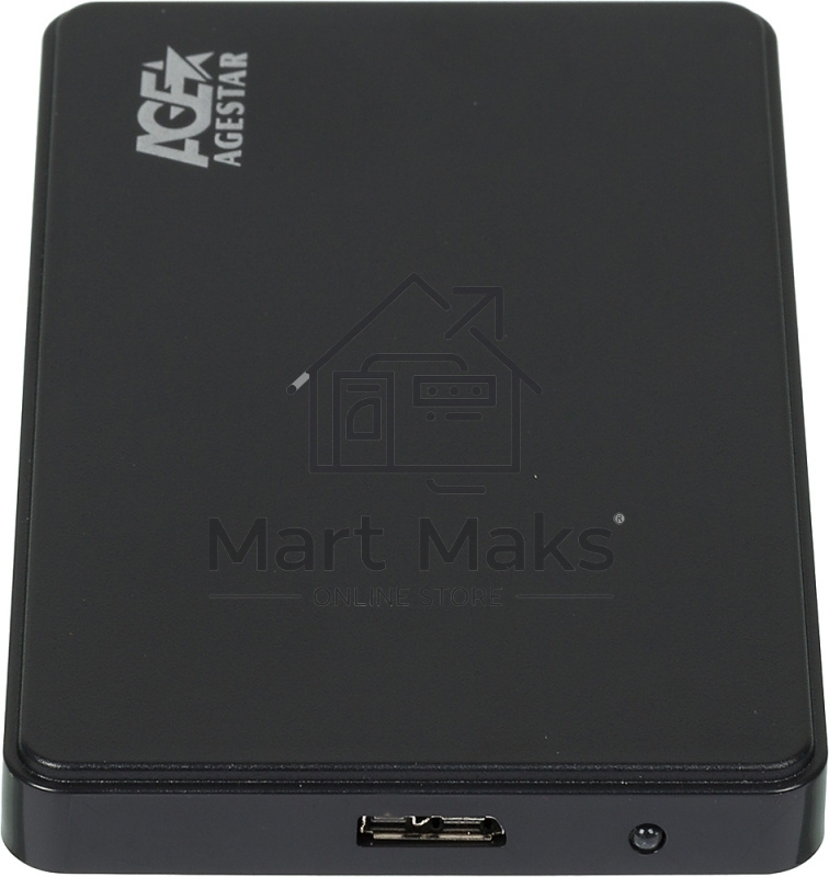 Внешний корпус для HDD AgeStar 3UB2P2 SATA III пластик черный 2.5