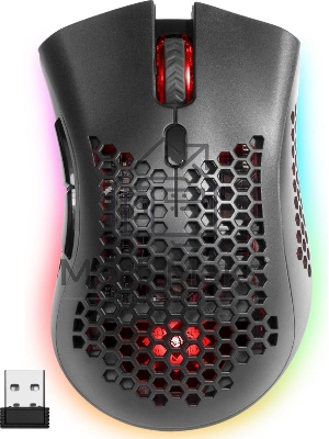 Мышь беспроводная Defender Warlock GM-709L черный, 2400 dpi, радиоканал, USB, кнопки - 8