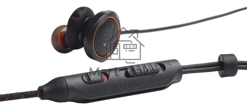 Наушники JBL Quantum 50 (накладные), черный Сопротивление 16 Ом, силиконовые вкладыши трех размеров, вес 21.5г, цвет черный