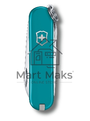 Нож перочинный Victorinox Classic Mountain Lake (0.6223.23G) 58мм 7 функций карт.коробка