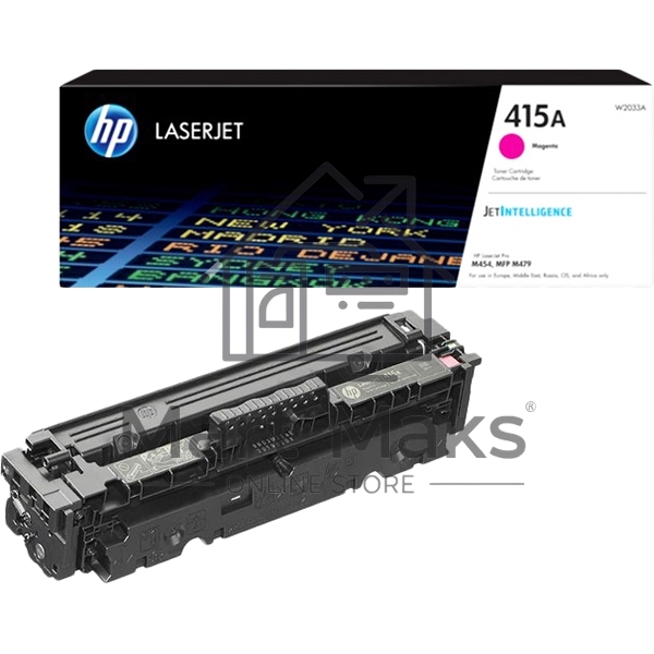 Картридж лазерный HP 415A W2033A пурпурный для HP HP LJ M454/MFP M479 (2100стр.)