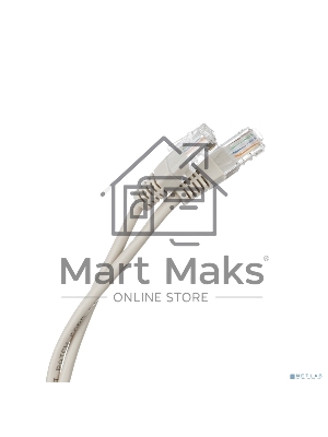 Шнур коммут. NEOMAX (NM13011-020) UTP 2 м, cat.5е, 24AWG, серый, LSZH многожильный