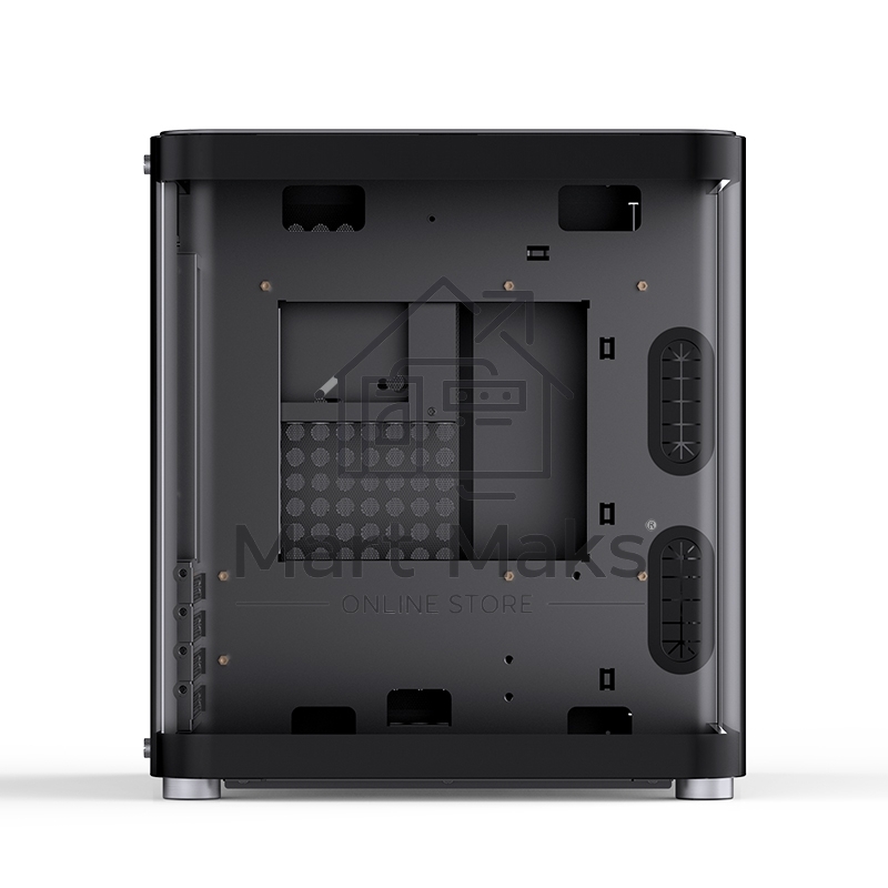 Корпус без блока питания Корпус JONSBO TK-1 Black 2.0 MATX без БП, mini-ITX, micro-ATX, черный