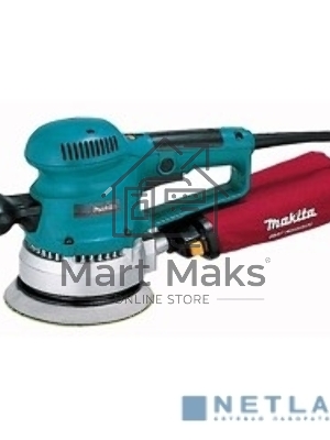 Шлифовальная машина Makita BO6030 ЭШМ,310Вт,ф150мм,4000-10000об\м,ампл-3мм,2.3кг,кор,п\сборник 