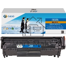 Картридж лазерный G&G GG-FX10 Q2612A/FX9/FX10 черный (2000стр.) для HP LJ 1010/1012/1015/1018/1020/1022/1022n/1022nw/3015/3020/3030/3050/3052/3055/M1005 MFP/M1300 MFP/1319f MFP