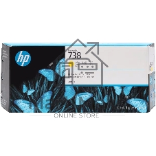 Картридж струйный HP 738 300мл Yellow DesignJet Ink Cartridge