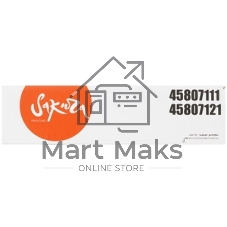 Картридж Sakura 45807111/4580721 для OKI B412/432/512/MB472/492/562, черный, 12 000 к