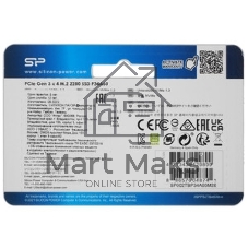 Накопитель SSD Silicon Power P34A60, 2Tb, PCIe 3.0 x4, M.2 2280, NVMe, R/W 2200/1600