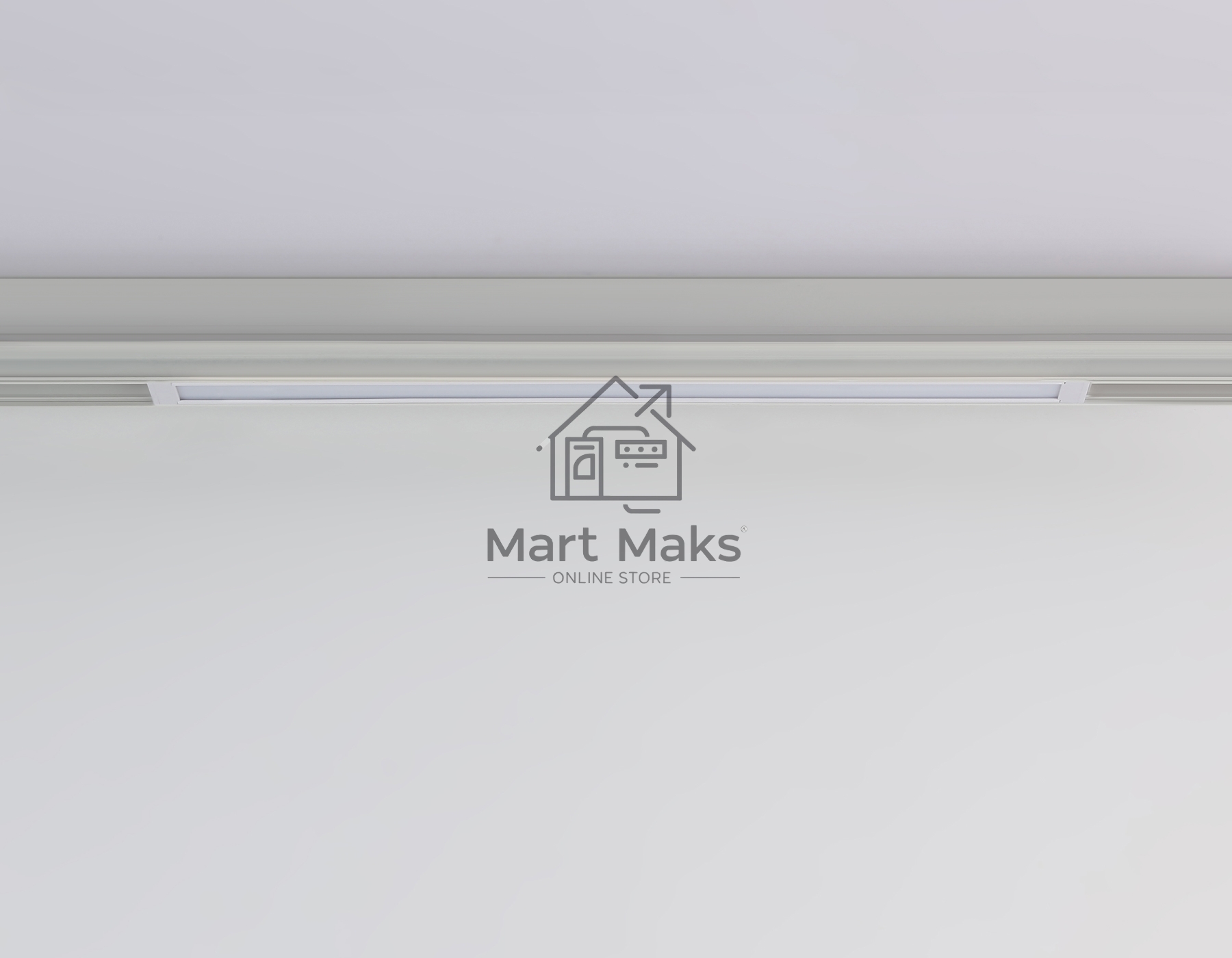 Светильник светодиодный трековый для шинопровода Magnetic Ambrella light GL1665 WH белый IP20 18W 4200K 220V 120° 452*25*42 (Без ПДУ)
