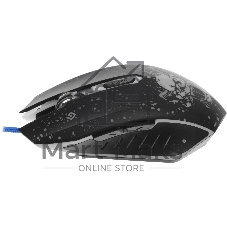 Комплект клавиатура+мышь Defender Tor MHP-127 проводной, USB, 3200 DPI, чёрный