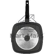 Сковорода-гриль Rondell Craft RDA-1485, 28 см, 28x28, антипригарное покрытие, черный
