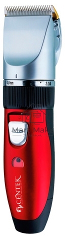 Машинка для стрижки Centek CT-2118 черный/красн