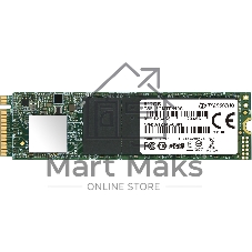 Накопитель SSD Transcend MTE110S, 512GB, M.2 2280, PCIe 3.0 x4, NVMe, R/W 1800/1500