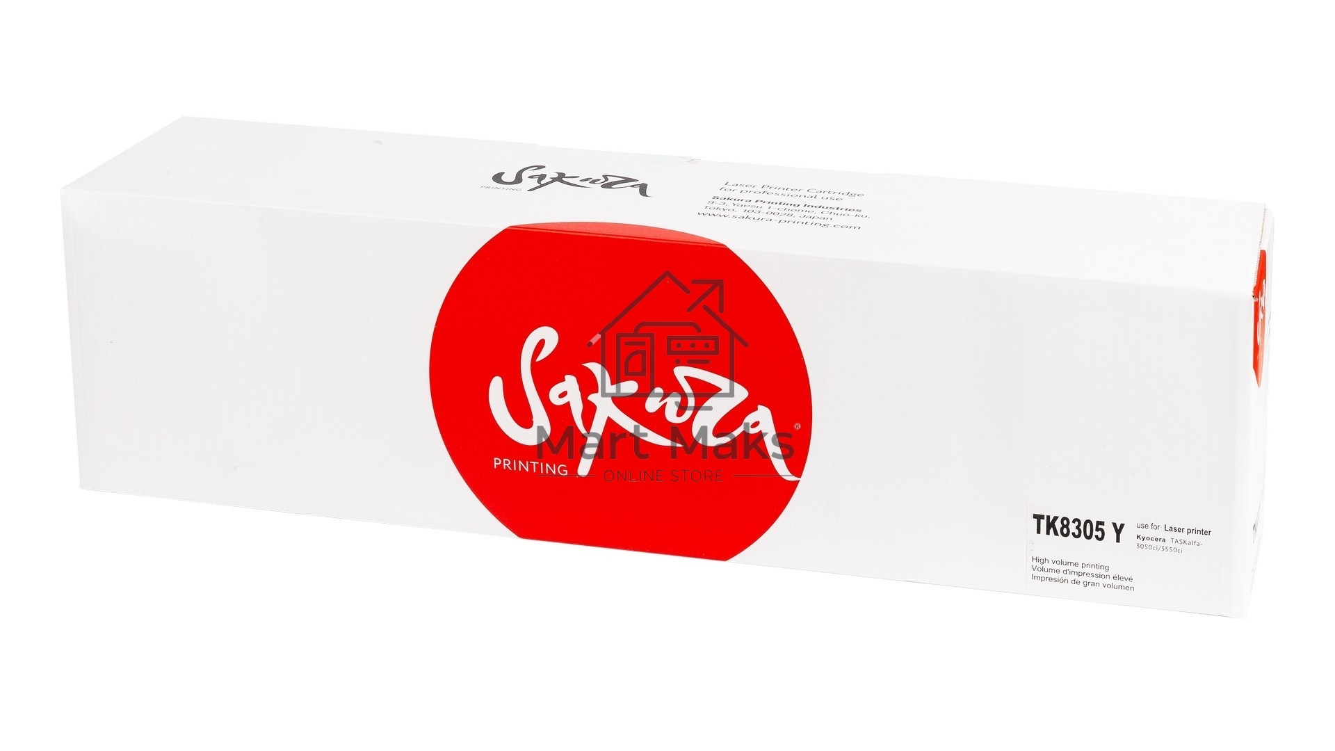 Картридж Sakura TK8305Y для Kyocera Mita TASKalfa 3050ci, TASKalfa 3051ci, TASKalfa 3550ci, TASKalfa 3551ci, желтый, 15 000  к.