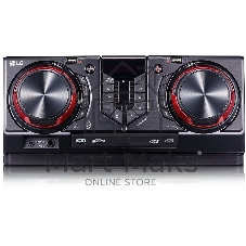 Мини-аудиосистема LG CJ44 черный 480Вт FM USB BT