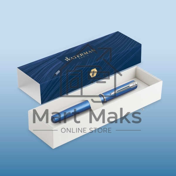 Ручка перьевая Waterman Graduate Allure (CW2068195) LaqBlue CT F сталь нержавеющая, подарочная коробка