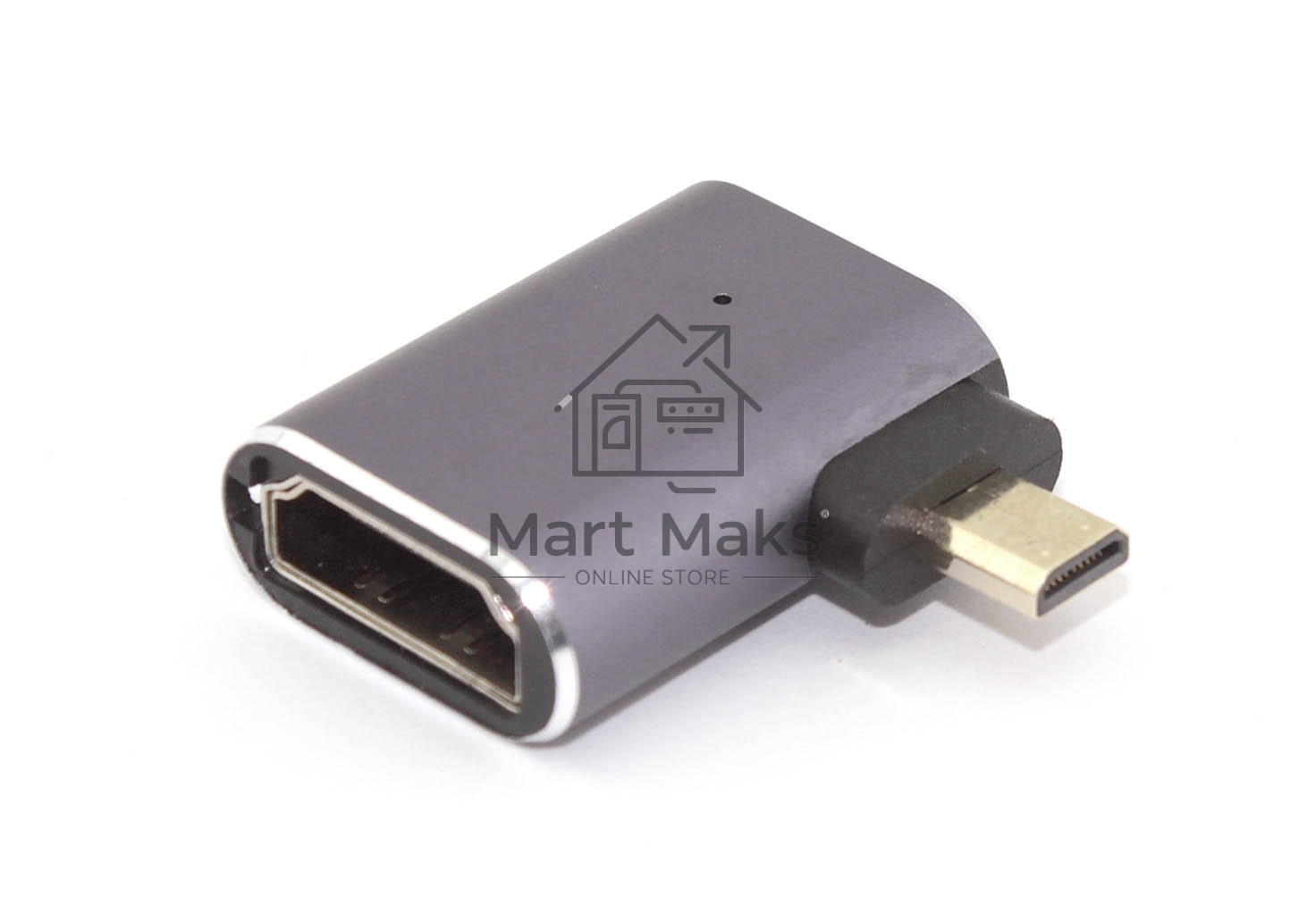 Переходник micro HDMI  на HDMI влево
