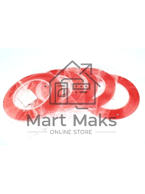 Скотч двусторонний прозрачный 3M с красной защитной лентой ширина 2 мм 2 5м 5 шт. 112204 Скотч двусторонний прозрачный 3M с красной защитной лентой ширина 2 мм 2 5м 5 шт. 112204