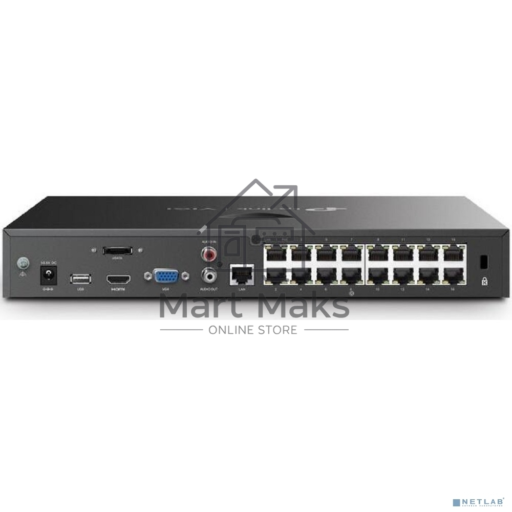 Видеорегистратор TP-Link VIGI NVR2016H-16MP 16 Channel PoE+ Network Video Recorder