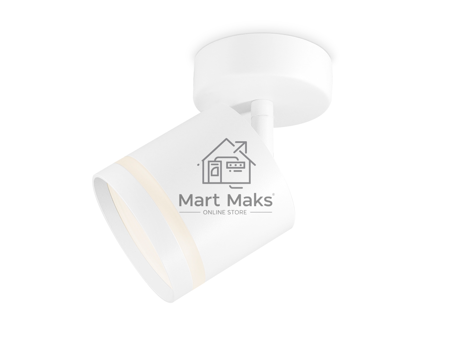 Накладной поворотный спот Ambrella light TA1411 WH белый GX53 max 12W 82*80*150