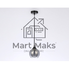 Светильник Ambrella light TR3539 BK/SM/FR черный/дымчатый/белый матовый E27 max 40W D130*800