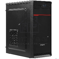 Компьютерный корпус Digma DCC-MD302 черный без БП ATX 1x80мм 3x120мм 2xUSB 2.0 2xUSB 3.0 audio